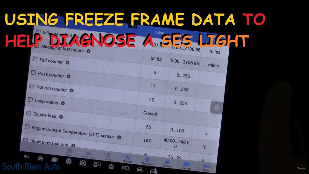 Using Freeze Frame Data: Trailblazer P0128