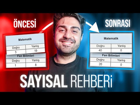 Yazın Çalışarak Sayısal'da Derece Yapmak!