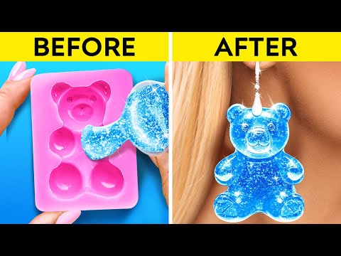 AMAZING CRAFTS FROM HOT GLUE | DIY Jewelry Ideas and Fashion Hacks by 123 GO! Genius