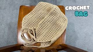 DIY Crochet Tulip Bag | Crochet Net Bag | Step by Step Crochet Bag | ViVi Berry Crochet