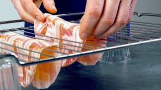 Imagina acordar e ter um café da manhã com bacon e ovos assim! Vai perder?
