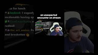 an unexpected encounter on stream