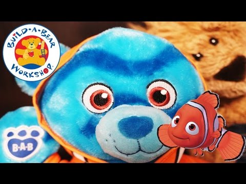 FINDING DORY BuildaBear NEMO FIGHT with LuckyLionBear Build a Bear Workshop Plush Doll Toys