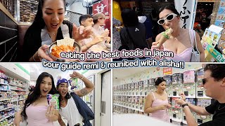 EATING THE BEST FOOD IN TOKYO!! Tour Guide Remi & Reunited With Alisha!!