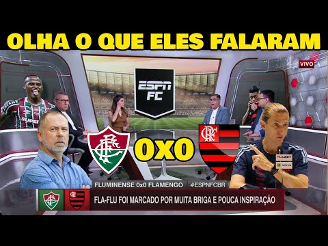 FLAMENGO E FLUMINENSE SÓ FICAM NO EMPATE! "E OLHA O QUE A IMPRENSA FALOU" ESSE JOGO FOI UMA...