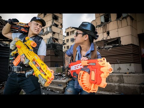 LTT Game Nerf War : SEAL X Uses Nerf Guns To Fight Mbaya Boss To Rescue His Teammates!