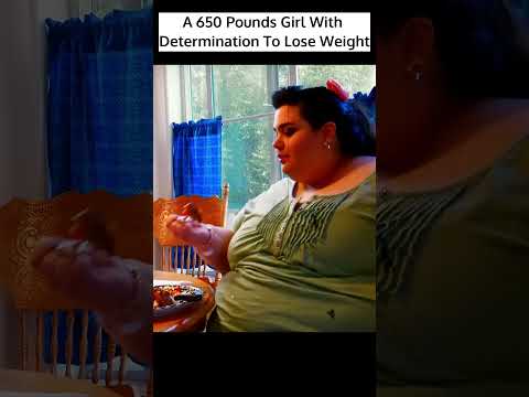 A 650 Pounds Girl With Determination To Lose Weight #shorts