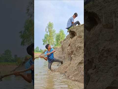 Cutting the ground from behind