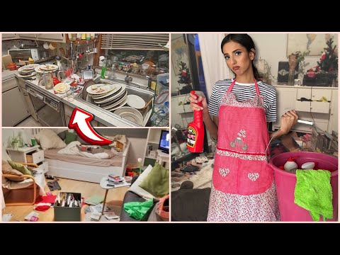 روتيني لتنظيف وترتيب البيت بغياب امي | عملت كارثه 🤯