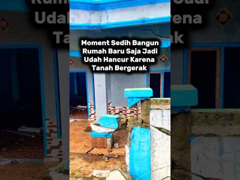 Moment Sedih Rumah Impian Baru Selesai Tiba " H4ncur Seketika #shorts #trendingshorts #shortvideo