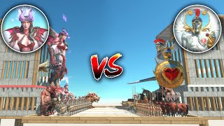 ⚡ スキュベスの女王 vs キング・キューピッド軍団 in アリーナ 🦖 アニマルレボルトバトルシュミレーター 🦕 ARBS