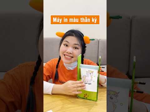 Máy IN MÀU THẦN KỲ in tranh đen trắng ra tranh màu sắc??? #leeciehayhoi