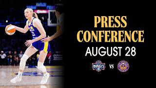 LA Sparks Basketball | Postgame Press Conference vs. Mystics 8.28.26