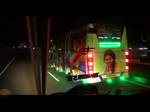 C Who is that lady drawn on rear custom Built Coach Van | #EICHER VS #TATA midnight cruising