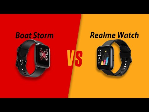 (HINDI) Boat Storm VS Realme Watch - Full Comparison