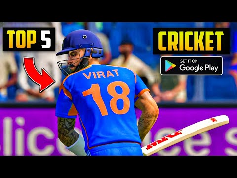 Top 5 New Cricket Games for Android 2025 l Best cricket games for android l cricket game