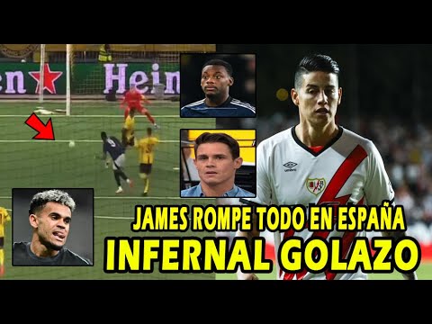 GOLAZO JOYA¡¡ JAMES RODRIGUEZ RESPETO EN ESPAÑA LUIS DIAZ AUSENTE JHON DURAN