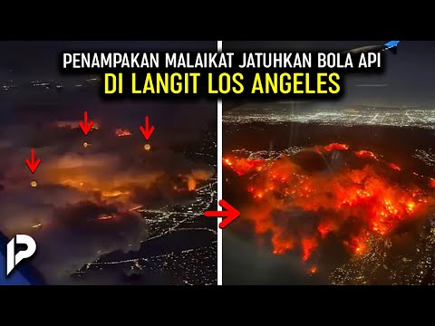 Tertangkap Kamera, Detik Detik Malaikat Bawa Bola Api Neraka di Los Angeles, Amerika