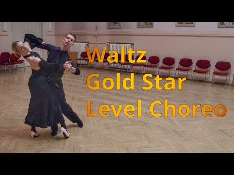 Waltz Gold Star Level Choreography | Heel Pull to Rumba Cross, Natural Pivots