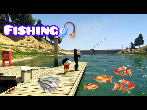 Franklin Mama Fishing Chestunadu Nenu Iron Man Mansion ki Vellanu#shorts #youtubeshorts #gta