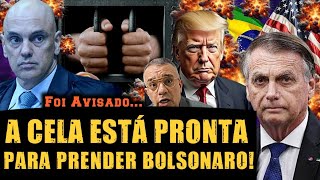URGENTE' PF TEM CELA PRONTA para PRISÃO DE BOLSONARO/ PROFETA disse SOBRE ALGO SORRATEIRO!
