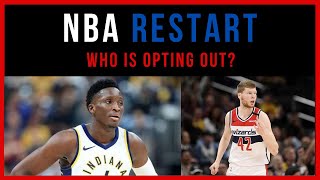 NBA Restart - Players Opting Out of 2020 Playoffs
