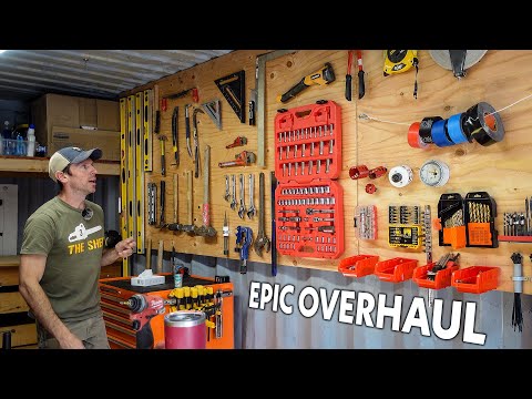 From MESS to MASTERPIECE: Revamping and organizing our shipping container workshop