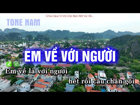 Em Về Với Người Karaoke Bolero |Tone Nam| Dễ Hát Nhất – Hoàng Dũng Karaoke