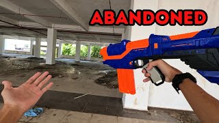 Exploring Abandoned Buildings with My Nerf Guns!!