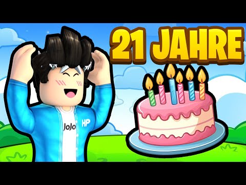 Ich habe Geburtstag und bin 21...