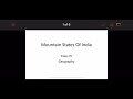 Geography and Culture of Northern India