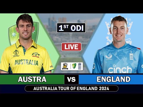 AUSTRALIA vs ENGLAND LIVE SCORES & COMMENTARY | ENG vs AUS 1st ODI MATCH LIVE | AUS 25 OVERS