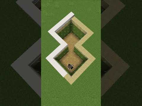 Modern house tutorial🏘️/ArchieMC #shorts