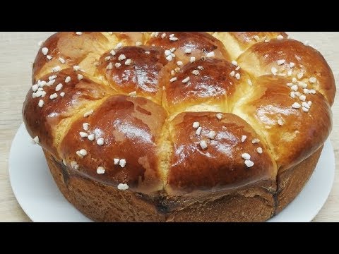 BRIOCHE MOELLEUSE ET FILANTE TRÈS FACILE ✔  TRÈS FACILE ✔  #brioche  #gouter #boulangerie