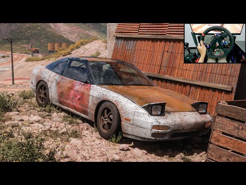 Rebuilding Nissan 240SX SE - Forza Horizon 5 | Simagic Alpha Ultimate Gameplay