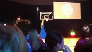 Damian Lillard dunks in the 2012 adidas NBA Rookie Showcase