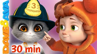 😎 London Bridge is Falling Down | Nursery Rhymes | Colors Song | Baby Songs by Dave and Ava 😎