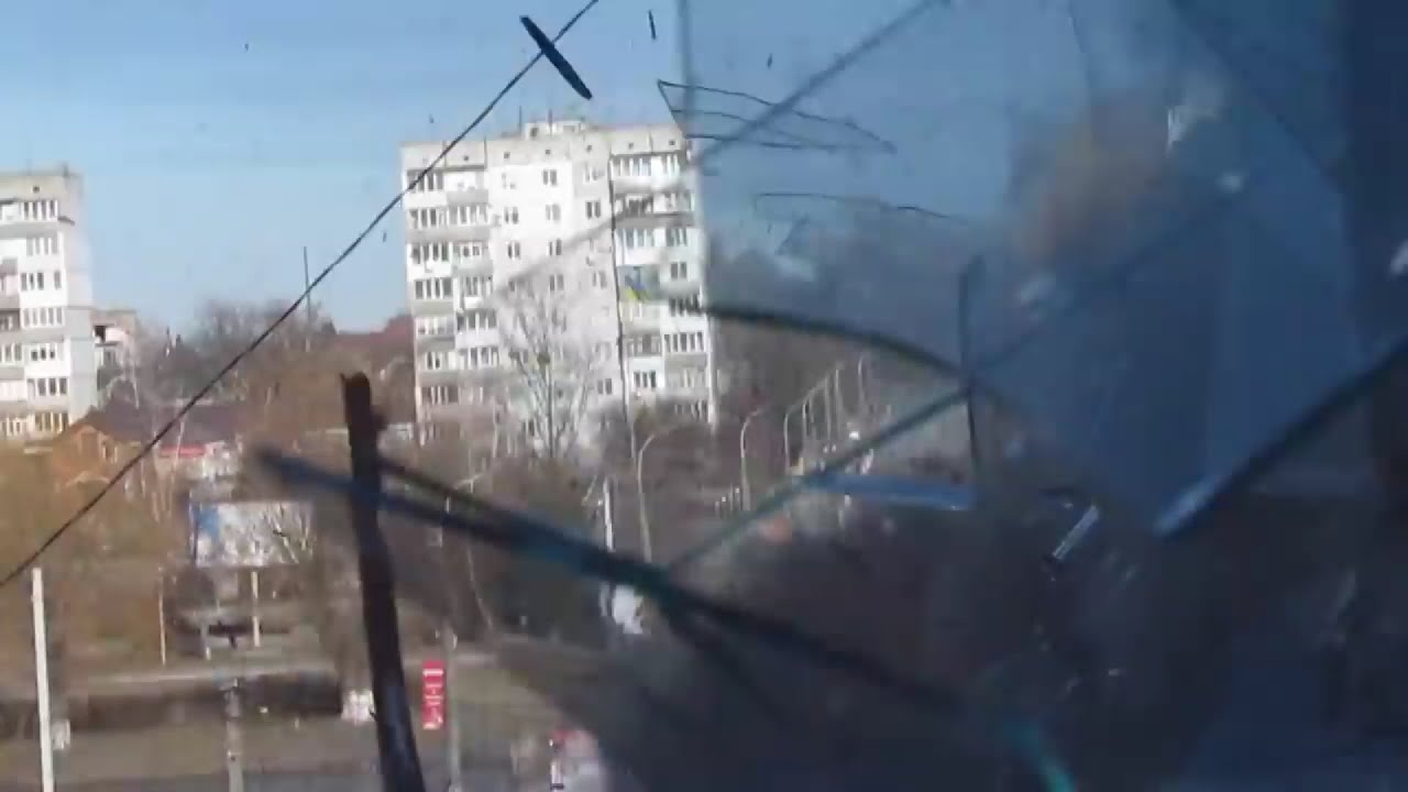 Russian Tank Fires Directly At Residential Building • Nearly Hits Person Filming