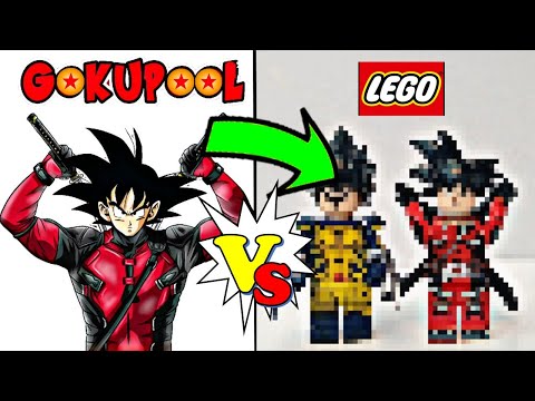 deadpool GOKU MINIFIGURE /LEGO Dragon ball & MARVEL