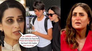 Kareena Kapoor Reacts after Karishma's Big Fight for Kian with Priya on Sunjays ₹30000 crore Proprty