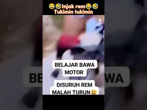 Bikin orang ketawa banget Yungsep belajar motor #komedi #kocak #bikinngakaksakitperut #bikinngakak