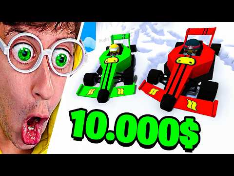 CARRERA F1 por 10.000$ 🤑🔥!! (coches de colores 🔴🟢) - Wobbly Life #410