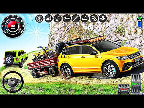 Uphill Luxury SUV Land Cruiser Driving Sim - Offroad Jeep Driving Games 3D | Android Gameplay