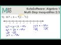 Exploring Multi-Step Inequalities in Algebra 1