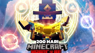 200 hari di Minecraft Hardcore Jadi Penyihir