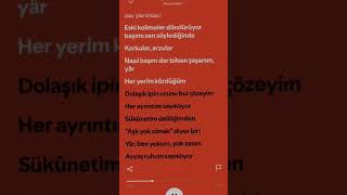 Mabel Matiz - aşk yok olmaktır (şarkı sözleri)