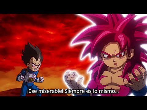 La REACCIÓN de Vegeta al ver a Goku SSJ 4 por Primera Vez - Dragon Ball Daima