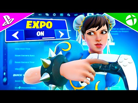 Trying the BEST EXPONENTIAL Settings & Sensitivity in Fortnite..