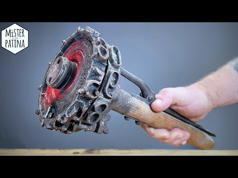 'Widow' Wood Log Marking Hammer Restoration