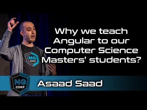 Why we teach Angular to our Computer Science Masters’ students?